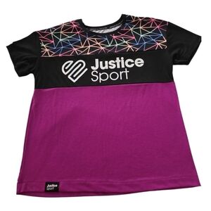 Justice Girls 2 Multicolor Graphic T-Shirt, Size 12/14